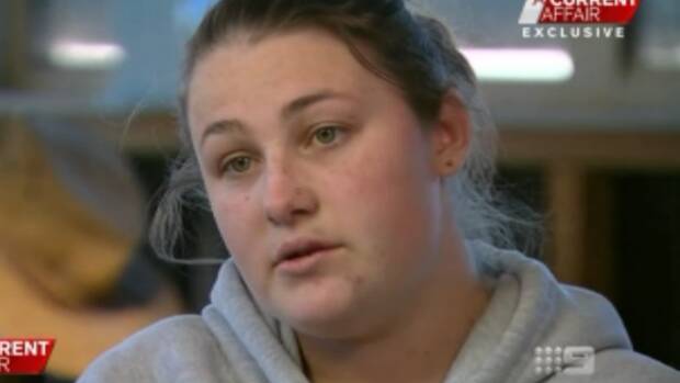 Bianca Sams was allegedly punched in the face in a road rage attack on Monday. Photo: Channel Nine