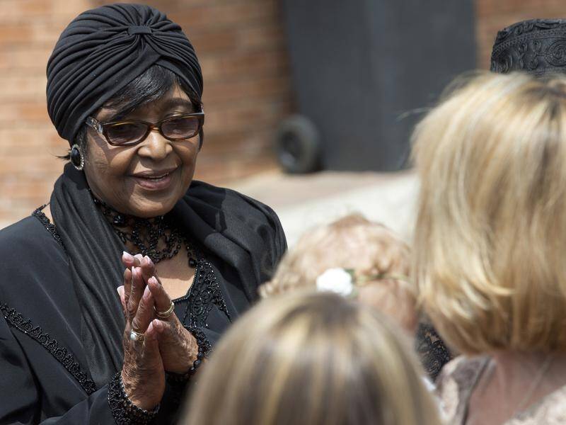 Winnie Madikizela-Mandela (file), Nelson Mandela's second wife, has died at 81 after a long illness.