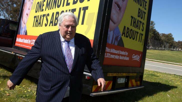Clive Palmer has clashed again with his Tasmanian senator Jacqui Lambie. Photo: Andrew Meares
