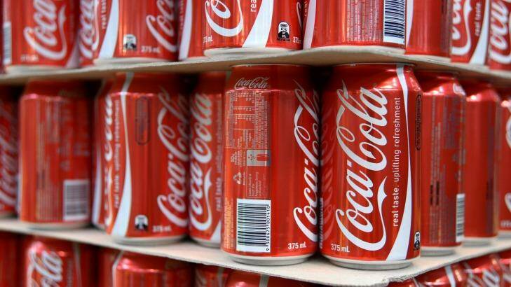 Analysts were underwhelmed by Coca-Cola Amatil's investor briefing on Friday, their subsequent reports sending shares in the company lower on Monday. 
 Photo: Carla Gottgens