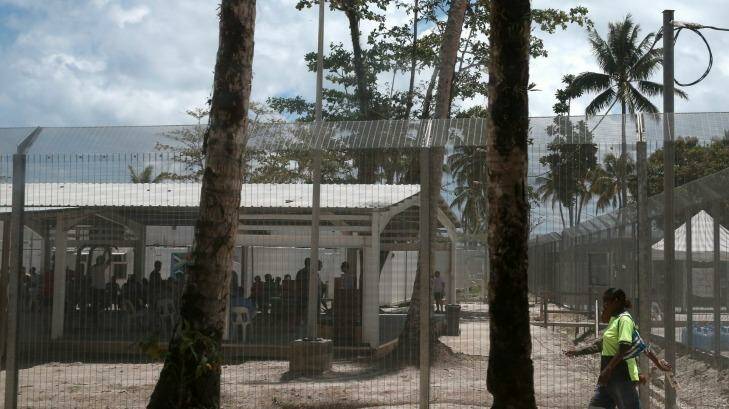 The detention centre on Manus Island.  Photo: Andrew Meares