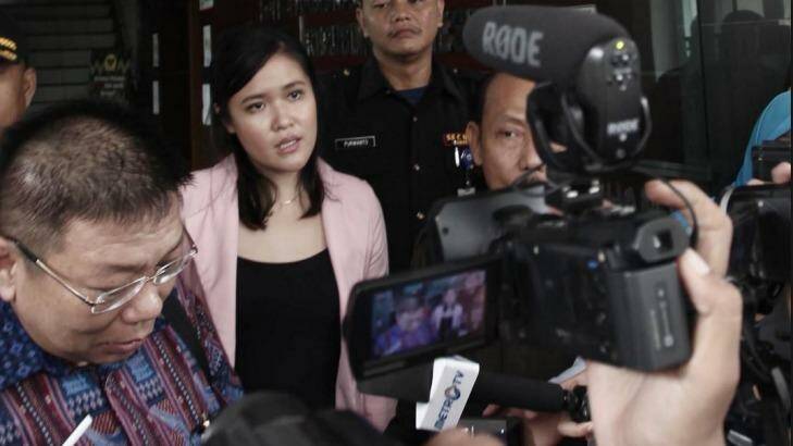 Jessica Kumala Wongso who is accused of murdering friend Wayan Mirna Salihin in Indonesia.

 Photo: Courtesy Detik.com