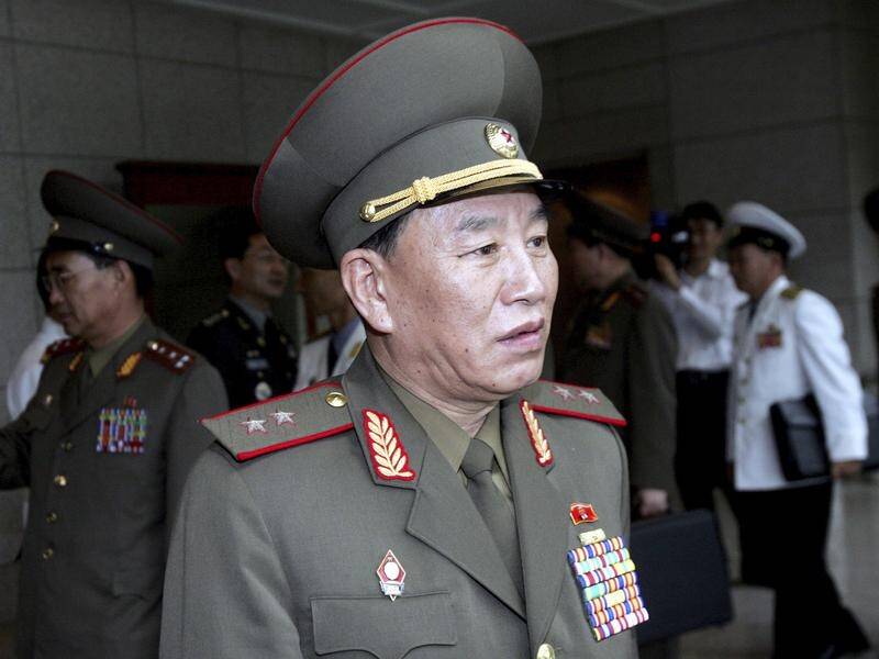 North Korea's General Kim Yong Chol (file) plans to attend the Winter Olympics closing ceremony.