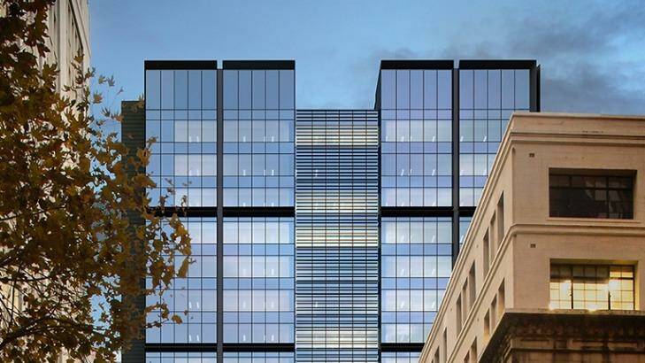 Barrack Place at 151 Clarence Street in Sydney. New office tower by Investa Office Fund Photo: Supplied