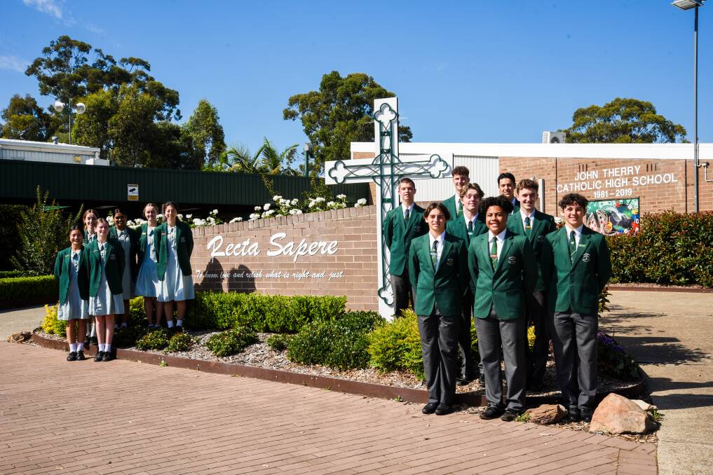 Widely recognised: Students from John Therry Catholic College have achieved in academic and sporting pursuits. Photo: Supplied 