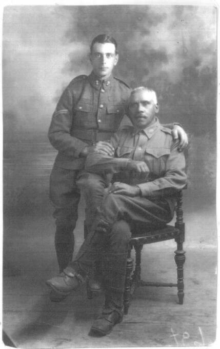 David Mullett (seated) was a private in the 1st Remount Unit of the Australian Light Horse Brigade during WWI. He is buried in Bega Cemetery. Picture used with permission