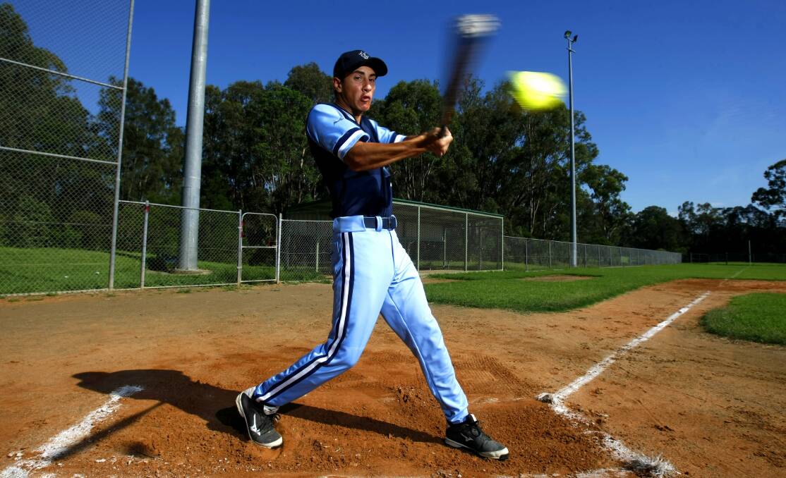 Team player: Jack Morel was delighted to help Softball NSW achieve a third straight victory at the under-17 Boys’ National Softball Championship. Picture: Simon Bennett