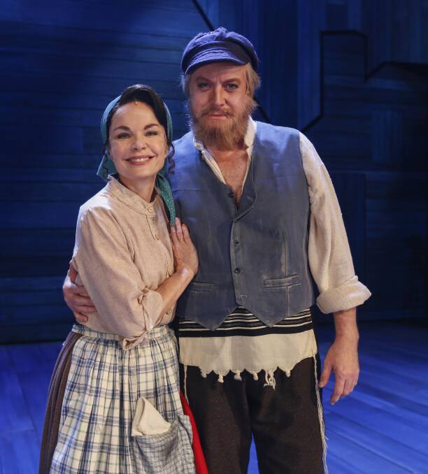 Beloved musical: Anthony Warlow and Sigrid Thornton star in the new production of Fiddler on the Roof.