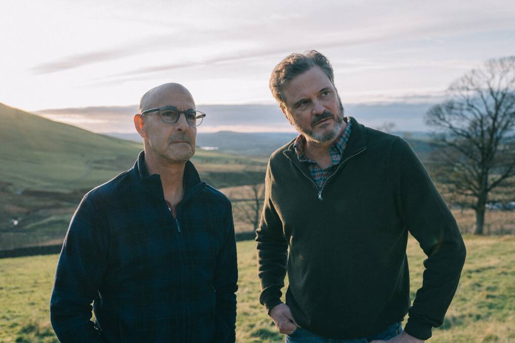 Stanley Tucci and Colin Firth in Supernova.