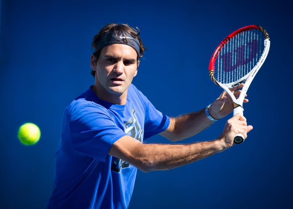 Roger Federer, barely breaking a sweat. Picture: Shutterstock