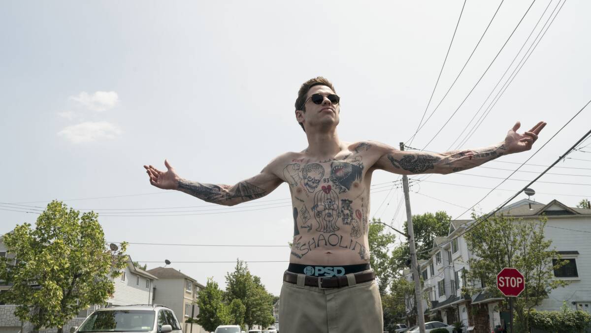 Surprisingly deep: Pete Davidson stars in Judd Apatow's latest film, which is partly based on Davidson's own life story, The King of Staten Island, rated MA15+, in cinemas now.