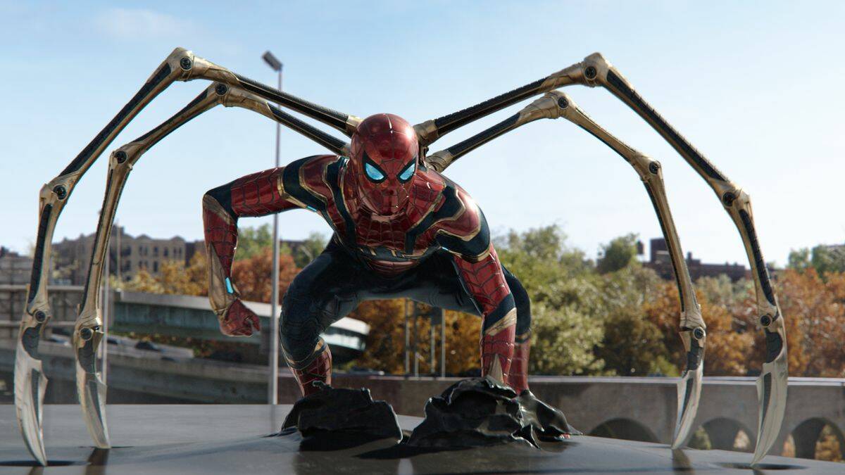 Amazing: Tom Holland dons the Spidey suit once again for the incredible Spider-Man: No Way Home, rated M, in cinemas now. Picture: Marvel Studios
