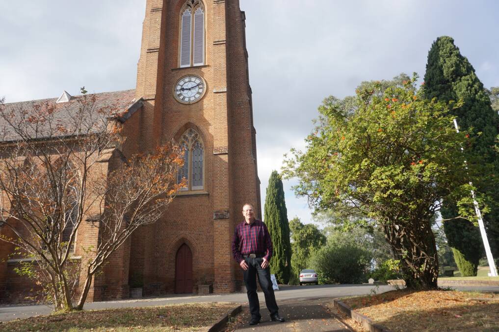 Parishioner John Ryan supports St John's Anglican Church staff's decision to investigate the possibility of selling land to build a much-needed new worship centre. Picture: Jess Layt