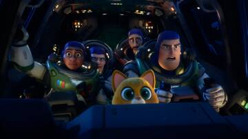 New adventure: Pixar's latest adventure tells the story behind the Andy's favourite spaceman in Lightyear, rated PG, in cinemas now. Pictures: Disney