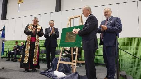 Official opening: New facilities worth $30 million were officially opened with a blessing at St Francis Catholic College, Edmondson Park on Friday. Pictures: Simon Bennett