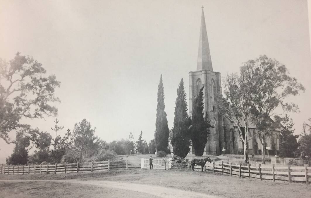 Historic photo of St John's Anglican Church, Camden. Picture: Charles Kerry, Camden Museum