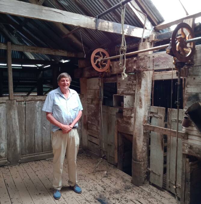 The shearing shed at Kippilaw dates back to about the 1830s. The late Lee Macarthur-Onslow restored the structure.