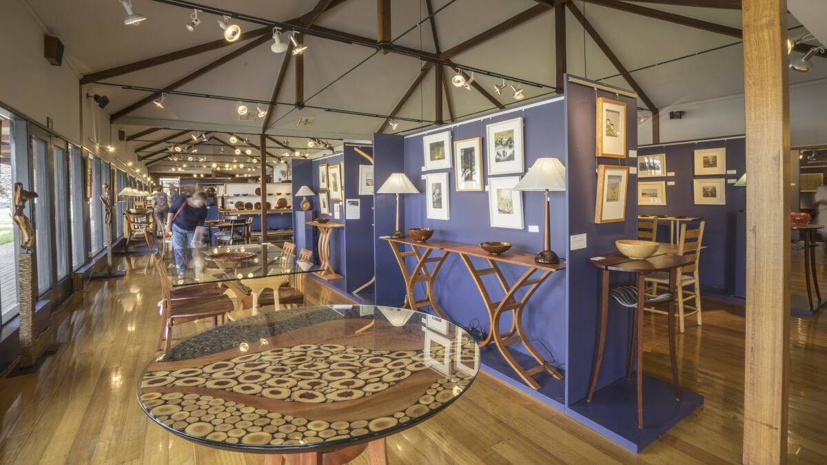 The Bungendore Wood Works Gallery is a sight to behold. Picture: Destination NSW