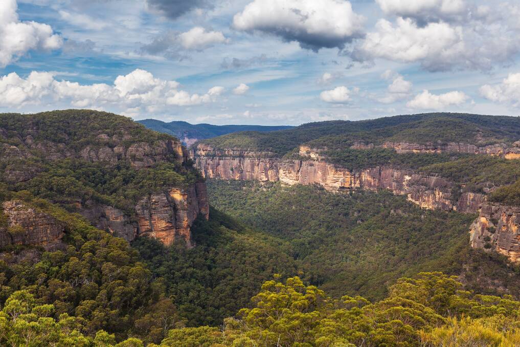 The wow factor: The beautiful rocky landscape of Wollemi National Park Hunter Valley.