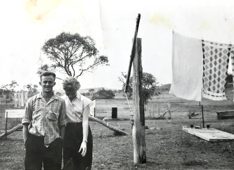 Gordon and Pat Reid (nee Larkin) prior to their marriage at my grandfather Charles Larkin's property," Burma" at Mt Ben Lomond, near near Glen Innes in the late 1950s. Words and images: Michael Reid