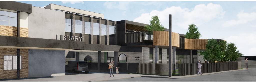 An artist's impression of the new building. Picture: Wollondilly Council