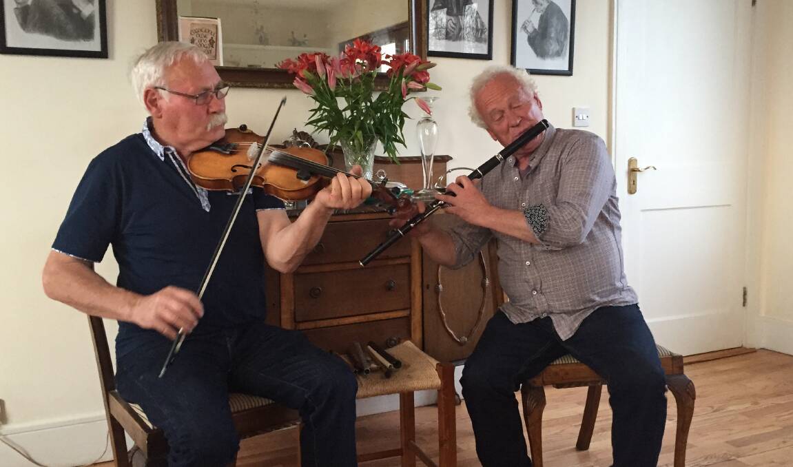 James Devitt and Christy Barry play local tunes from their native West Clare.