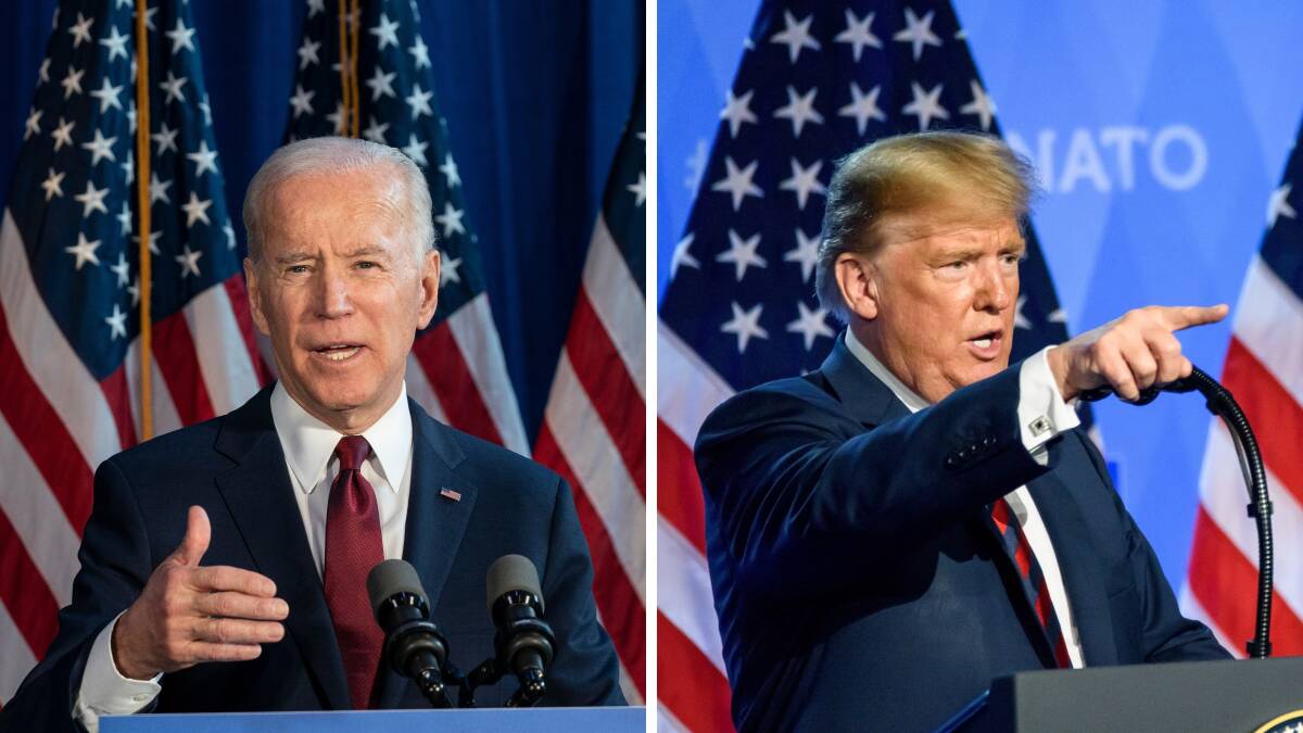 Presidential candidates Joe Biden and Donald Trump will have to win at least 270 Electoral College votes in order to secure the US presidency. Picture: Shutterstock