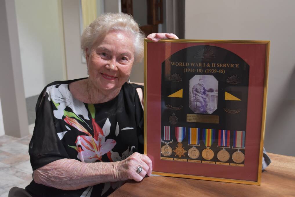 Zebulun Green's daughter, Judy Tuckey, recalls his service in both world wars ahead of Anzac Day. Photo: Claire Sadler.