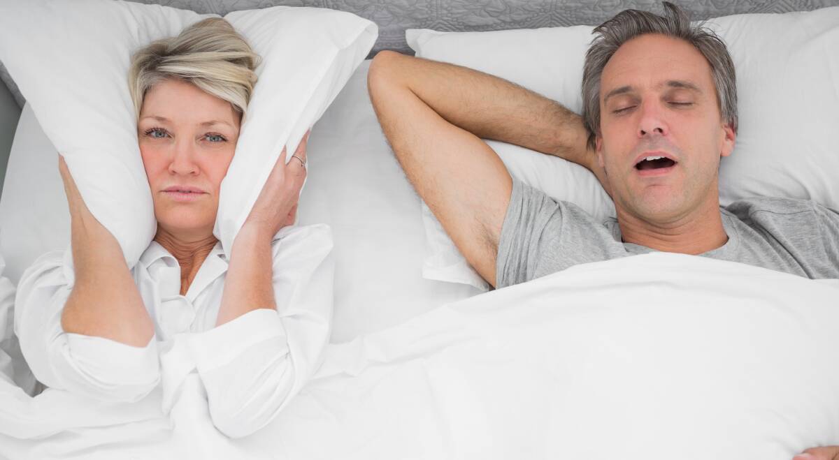 Dr Wilsmore said snoring is only an issue if it's an issue: if a person is snoring but they are well-rested and their snoring is not disturbing their partner then any further issues may not come to light.