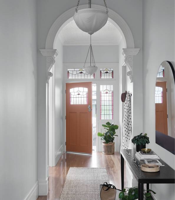 FIRST IMPRESSION: Hallways set the tone for the rest of the home's mood and style.