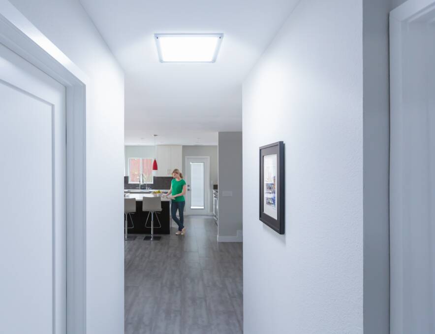 Let the light shine in: Tubular skylights are an economical solution for lighting a hallway or any room where light is compromised. Photos: Solatube