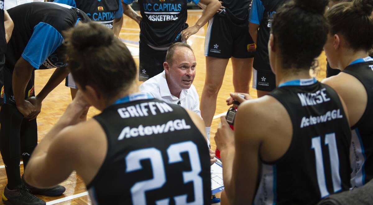 Capitals coach Paul Goriss wants to re-sign Mikaela Ruef next season. Picture: Sitthixay Ditthavong