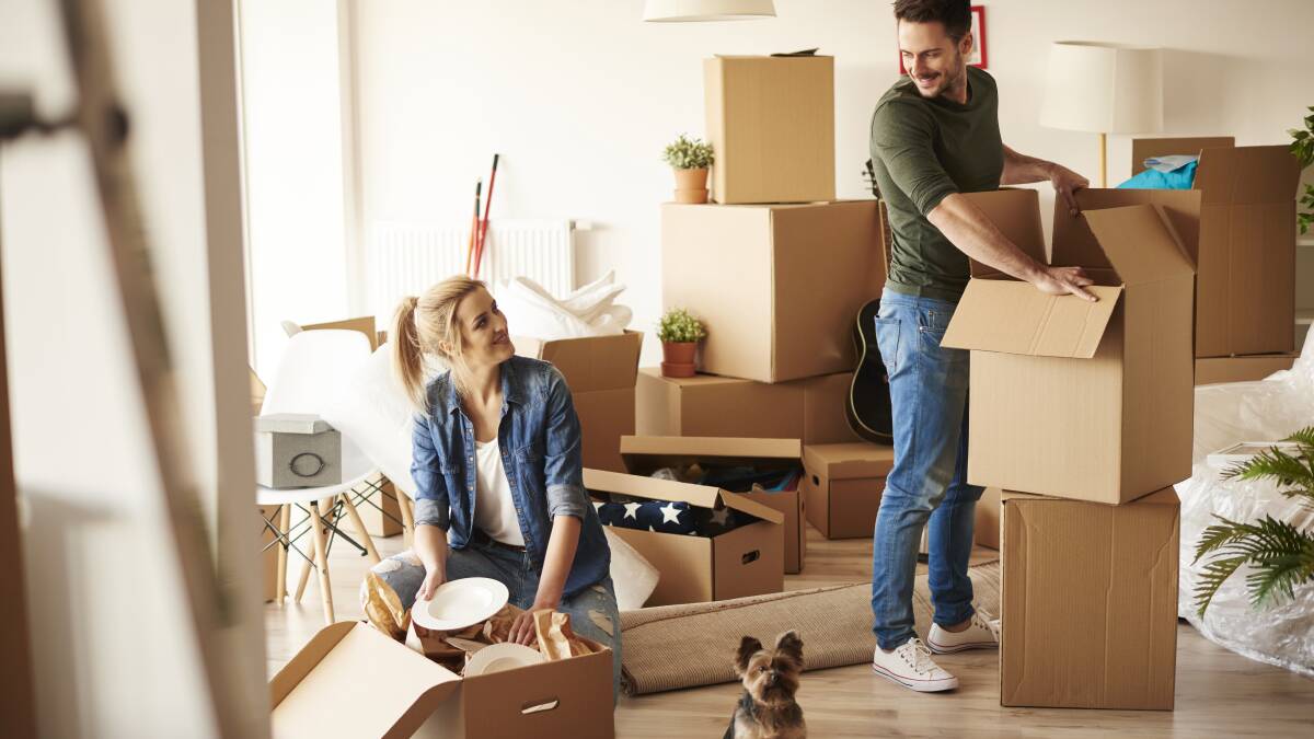 Use small boxes for heavier items and large boxes for lighter items and your back with thank you. Picture: Shutterstock.