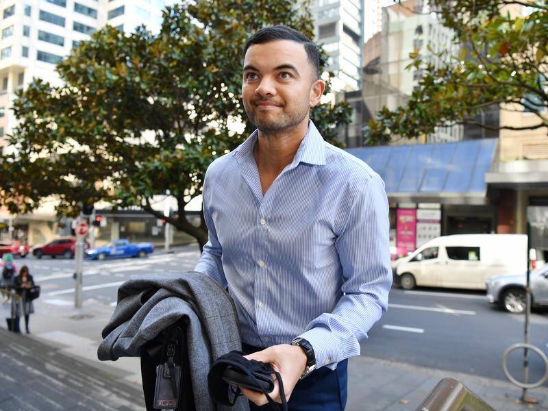 Guy Sebastian has resumed giving evidence at his former manager's embezzlement trial.