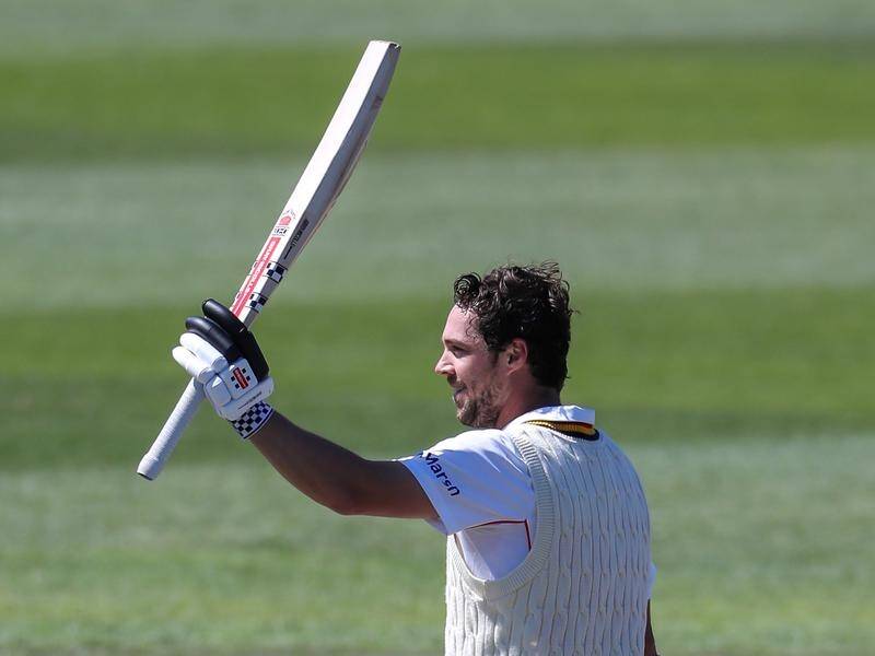 Travis Head has smashed South Australia's fastest century in a one-dayer, belting Queensland.