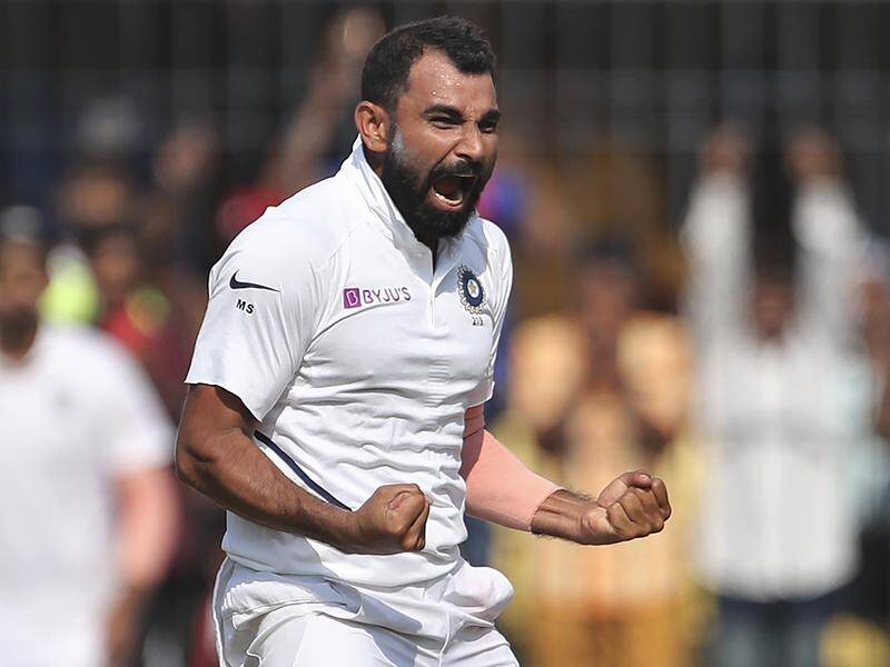 Mohammed Shami claimed 3-27 as India dismissed Bangladesh for 150 in the first Test.