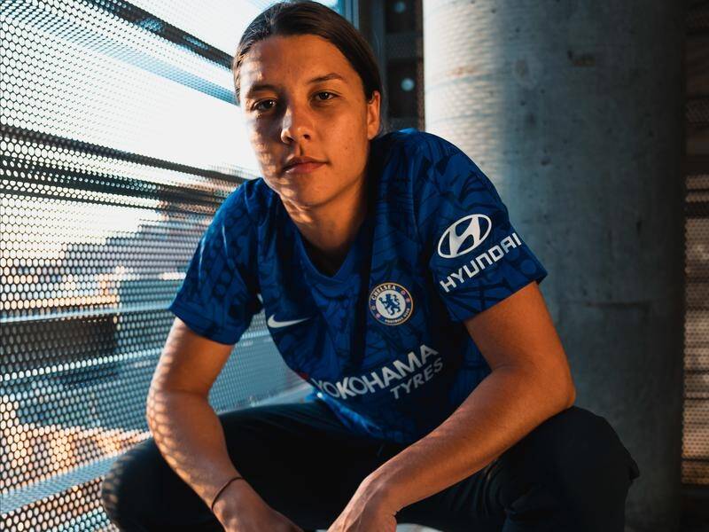 It's upwards and onwards for Matildas captain Sam Kerr who signed for Chelsea in the Super League.