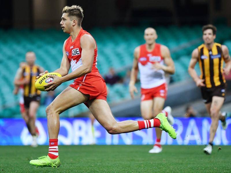 Young AFL midfielder Elijah Taylor has been axed by the Sydney Swans.