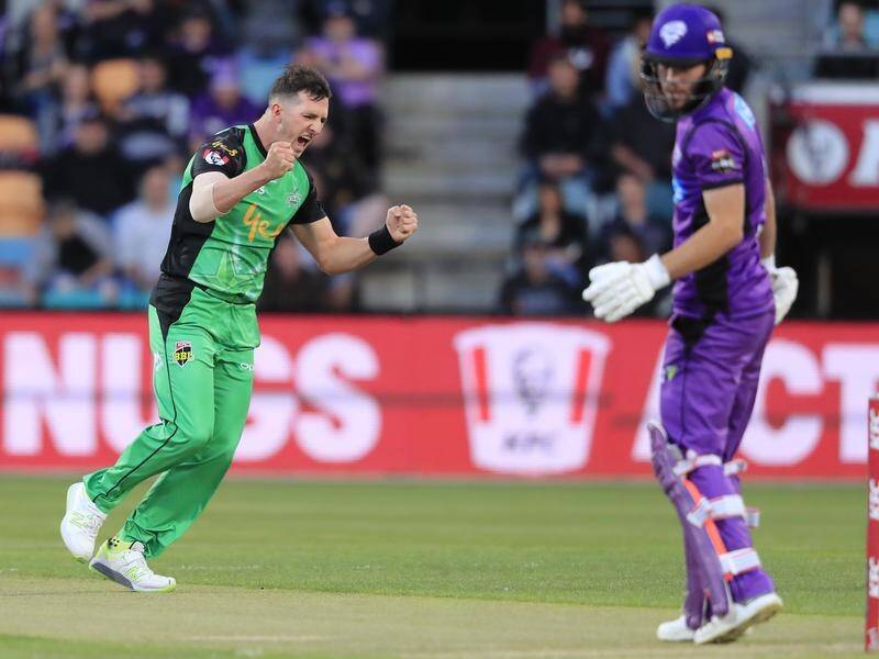 Daniel Worrall took four wickets in Melbourne Stars' BBL semi-final upset of Hobart Hurricanes.