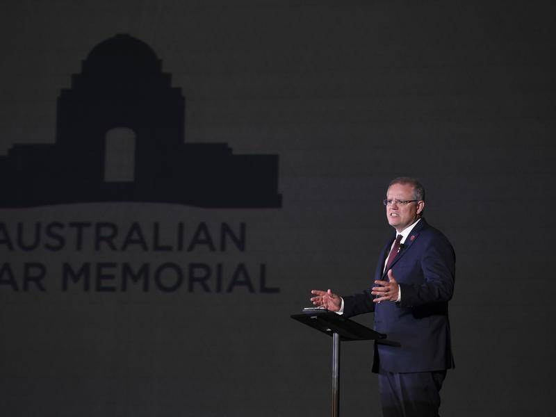 The Australian War Memorial overhaul will increase visitor space by 83 per cent, the PM says.