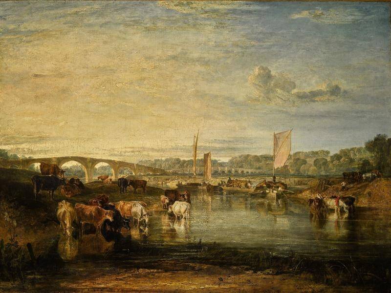 The JMW Turner painting Walton Bridges is expected to fetch up to STG5 million at auction in London.