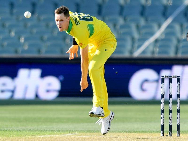 A back issue could cost Jason Behrendorff his place in Australia's ODI side to play India.