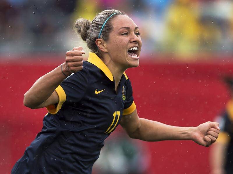 Matildas' striker Kyah Simon will have an ankle reconstruction and miss three months of football.