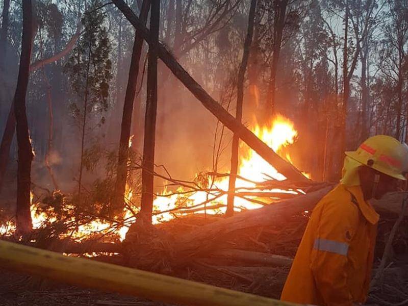 QLD had a brief spell of better conditions, but the fire threat is expected to worsen on Sunday.