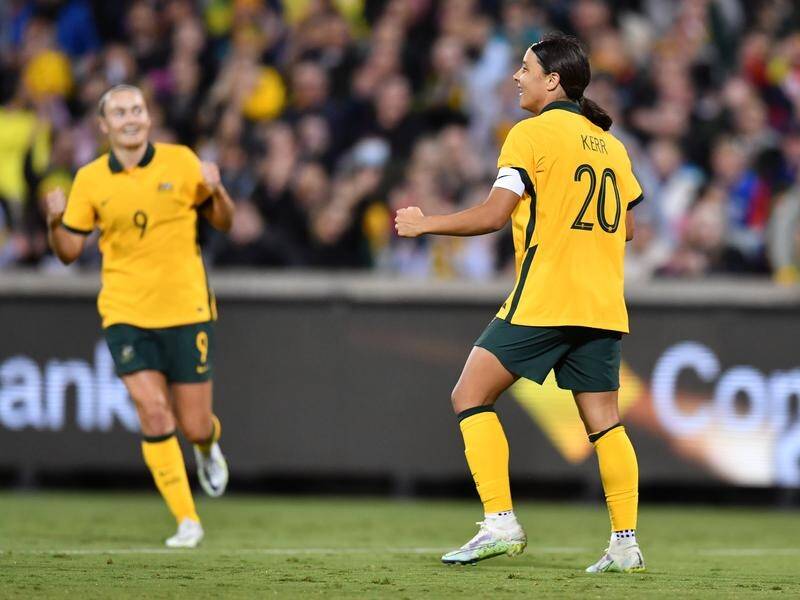 Sam Kerr and her Matildas will learn of their opponents for next year's World Cup on October 22.